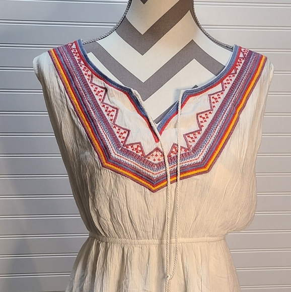 Magic Dresses & Skirts - Magic White Tribal Print Dress